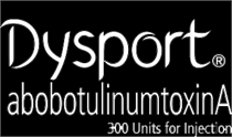 Dysport logo: the word Dysport with "abobotulinumtoxinA, 300 Units for Injection" beneath it
